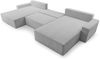 Wohnlandschaft Brazil Cord U-Form | Schlaffunktion | Bettkasten Bild 3