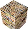 Beistelltisch Bunt Mischholz Upcycling Sitzhocker Kinderhocker Bunt Bild 3