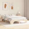 vidaXL Bettrahmen Natur 140 x 200 cm Massives Kiefernholz 872944 Bild 3