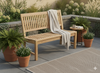 Premium Teak Gartenbank Kingsbury Teakbank Parkbank Teakbank nachhaltig 120cm Bild 2