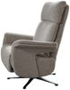 KAWOLA Sessel NAMA Relaxsessel drehbar Stoff taupe 111 x 86 x 78 cm Bild 3
