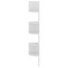 vidaXL Wand-Eckregal Weiß 19x19x123 cm Holzwerkstoff 326831 Bild 5