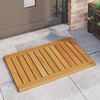 vidaXL Badematte Uni Braun 80 x 50 cm Holz 42025268 Bild 3