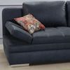 Schlafsofa Arml. verstellbar Bettkasten Couch Steppung Antiklederoptik Anthrazit Bild 4