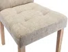 Vente-unique - VILLOSA Stuhl Stoff Beige - B 61 cm x H 100 cm x L 48 cm Bild 4