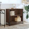 vidaXL Bücherschrank Braun Eichen-Optik 80,5x35x76 cm Holzwerkstoff 849108 Bild 3
