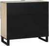 vidaXL Sideboard Weiß 80 x 33 x 75 cm massives Mangoholz 4017999 Bild 5