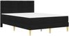vidaXL Bettgestell mit Matratze Schwarz 120 x 200 cm Stoff 3415105 Bild 3