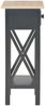 vidaXL Beistelltisch Schwarz 27 x 27 x 65,5 cm Holz 280059 Bild 4