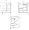 Selsey ‘DIOCE’ Schuhschrank mit Fächern und Schublade, Kaschmirgrau, 70 cm Bild 5