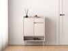 Selsey ‘DIOCE’ Schuhschrank mit Fächern und Schublade, Kaschmirgrau, 70 cm Bild 2