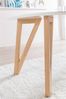 Essgruppe 5-tlg. Tisch 180x90 aus MDF Weiß + 4 Stühle aus Samtvelours Grau Bild 5