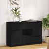 Sideboard, Kommode mit Schubladen Schwarz 100 x 30 x 65,6 Holzwerkstoff j2157p Bild 2