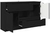 Sideboard, Kommode mit Schubladen Schwarz 100 x 30 x 65,6 Holzwerkstoff j2157p Bild 5