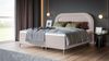 Selsey 'Loreo' Boxspringbett mit Bettkasten, Chenille-Bezug, hellbeige , 140x200 cm Bild 2