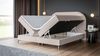 Selsey 'Loreo' Boxspringbett mit Bettkasten, Chenille-Bezug, hellbeige , 140x200 cm Bild 4