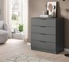 Kommode Swan in grau 40 x 80 cm Bild 5