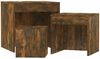 Satztische 3 Stk. Räuchereiche Holzwerkstoff [815225] Bild 5