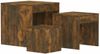 Satztische 3 Stk. Räuchereiche Holzwerkstoff [815225] Bild 2