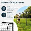 Hudora Fußballtor Pro Tect Lite black (Fußballtor für jedes Wetter und Outdoor-Einsatz), Schnelles Steck-Click-System ohne Werkzeug Bild 3