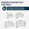 Hudora Fußballtor Pro Tect Lite black (Fußballtor für jedes Wetter und Outdoor-Einsatz), Schnelles Steck-Click-System ohne Werkzeug Bild 2