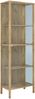 VCM Standvitrine Jensol 921919 Honig-Eiche H. 178 x B. 60 x T. 35 cm Bild 2