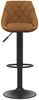 vidaXL Barhocker 2 Stk. Braun Samt 335347 Bild 4