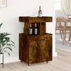 vidaXL Barwagen Räuchereiche 50x41x89 cm Holzwerkstoff 848266 Bild 3
