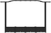 vidaXL Hochbeet mit Rankgitter und Dach Schwarz 207 x 40 x 123 cm PP 42032529 Bild 4