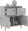 vidaXL Sideboard Betongrau 60x35x70 cm Holzwerkstoff 819680 Bild 5