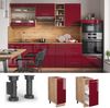 Apothekerschrank Fame-Line Bordeaux Hochglanz 30 cm ohne Arbeitsplatte Vicco Bild 2