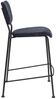 Tresenhocker BENSON DARK BLUE von ZUIVER mit trendigen Cordstoff Bild 4