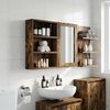 vidaXL Badezimmer-Wandschrank Geräucherte Eiche 40 x 10 x 50 cm 889347 Bild 5