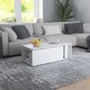 Couchtisch Weiß 150 x 50 x 35 cm Spanplatte Bild 3
