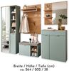 Innostyle Garderoben-Set Bari Garderobenprogarmm, BxHxT 264x202x38 cm, (Set, 5-St), Besteht aus 5 Typen Bild 4