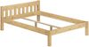 Erst-Holz Futonbett Einzelbett Massivholzbett 120x200 Kieferbett natur Rollrost Matratze 60. 38-12 M Bild 4
