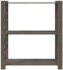 vidaXL Lagerregal mit 3 Böden Grau 80x38x90 cm Massivholz Kiefer 373386 Bild 3