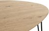 Beistelltisch >24468< in schwarz-eiche, MDF, Metall - 48x48x48cm (BxHxT) Bild 5