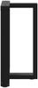 vidaXL Esstischbeine T-Form 2 Stk. Schwarz 50x35x(72-73) cm Stahl 4013048 Bild 4