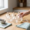 Relaxdays Glasflaschen mit Korken 6er Set Bild 5