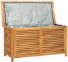 vidaXL Gartenbox mit Beutel 114x50x58 cm Massivholz Teak 363271 Bild 5