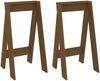 vidaXL Hocker 2 Stk. Honigbraun 40x40x75 cm Massivholz Kiefer 823672 Bild 2