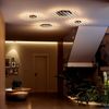 s.luce Atom eckige LED Effekt Wand- & Deckenleuchte Chrom Ø 80cm Bild 3