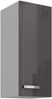 Küchen Hängeschrank 30 Hochglanz Grau Küchenzeile Küchenblock Küche Grey Bianca Bild 5