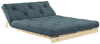 KARUP DESIGN ROOTS Futonsofa Gestell Unbehandelt Matratze Petrol Blau Bild 2