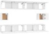 6-tlg. TV-Schrank-Set Weiß Holzwerkstoff [3114366] Bild 5