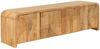 riess-ambiente Sideboard ART DECO 170cm beige - Mangoholz, Massiv, cream finish, abgerundet (Einzelartikel, 1 St), TV-Board mit 3D-Front - ideal für Wohn- & Schlafzimmer oder TV-Ecke Bild 2