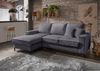 Polsterecke >Rube< Schlaffunktion, Stauraum, Cord grau - 240x92x150cm (BxHxT) Bild 2