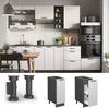 Apothekerschrank Fame-Line Weiß Landhaus 30 cm , AP Eiche Vicco Bild 2
