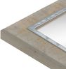 WANDStyle Wandspiegel H670 aus Massivholz in Taupe 67 x 87 cm im Stil Vintage Bild 4